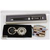 Image 1 : CADILLAC COLLECTIBLES INCL CAR BADGE, KEY CHAIN &