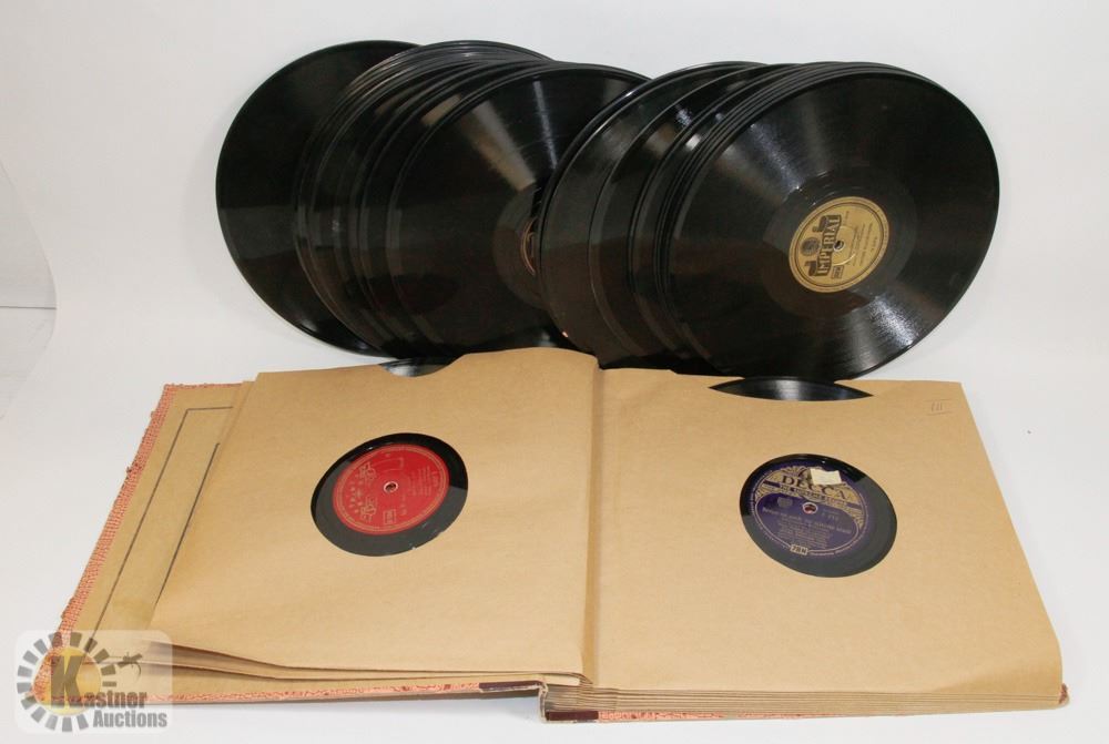 LOT OF 46 ASSORTED 78 RPM RECORDS.