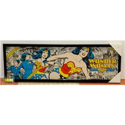 12"X36" WONDER WOMAN PICTURE.