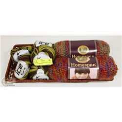 FLAT OF 5 ICE YARN FROM TURKEY AND HOMESPUN