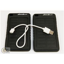 LOT OF 2 EDDIE BAUER SOLAR POWER BATTERY CHARGERS