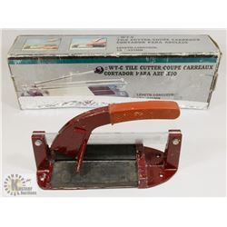 FLAT OF TILE CUTTERS, 2 SIZES.