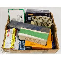 FLAT OF VARIOUS BRAD NAIL, STAPLERS, NEW & PARTIAL