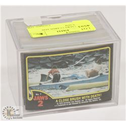 OVER 100 JAWS 2 CARDS AND STICKERS 1978
