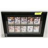 Image 1 : FRAMED 10 CONNOR MCDAVID UPPERDECK HOCKEY CARDS.
