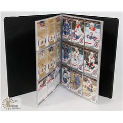 BOOK OF VARIOUS UPPERDECK HOCKEY CARDS.
