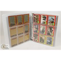 BINDER OF STAR WARS CARDS.