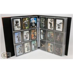 BINDER OF HARLEY DAVIDSON COLLECTOR CARDS INCL