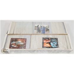 2 BOXES OF COLLECTIBLE CARDS INCL STAR TREK, X