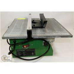 TABLE TOP WET TILE SAW.
