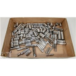 FLAT OF ASSORTED CRAFTSMAN SOCKETS