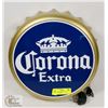 Image 1 : MANCAVE CORONA LIGHT UP BOTTLE CAP SIGN