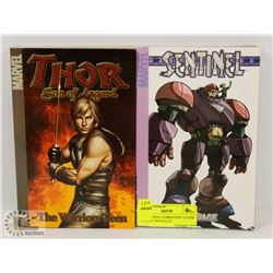 TWO MARVEL COMICS SOFT COVER GRAPHIC NOVELS, #1