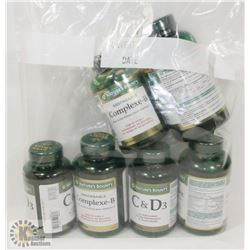 BAG OF ASSORTED NATURES BOUNTY SUPPLEMENTS