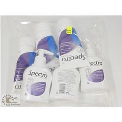 BAG OF ASSORTED SPECTRO WASHES AND CLEANSERS