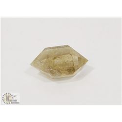 #99-SMOKY CRYSTAL QUARTZ  2 POINT HEALING STONE 38