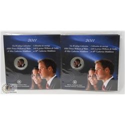 LOT OF TWO 2011 WEDDING CELEBRATION COLLECTOR