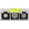 Image 1 : LOT OF 3 CANADA  COINS, 1916 50 CENT COIN,