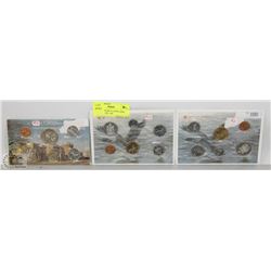 LOT OF 3 UNCIRCULATED COINS SETS, 1974, 1993, 1991