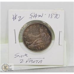 1870 SILVER 2 PESTEAS
