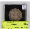 Image 1 : 1899 VICTORIAN SILVER ONE FLORIN