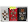 Image 1 : LOT OF ASSORTED WORLD COINS/TOKENS IN CASES