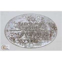 GERMAN NAZI DOG TAG SS FIFTH DIVISION WIKING.