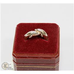 STAMPED .925 SILVER DOLPHIN RING