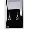 Image 1 : #101-MYSTIC RAINBOW TOPAZ  DANGLE EARRINGS