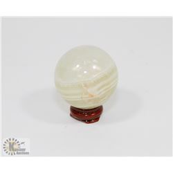 #131- GREEN ONYX HEALING SPHERE BALL