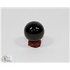 Image 1 : #136- BLACK OBSIDIAN HEALING SPHERE BALL