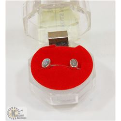 #184- MOON STONE STUD EARRINGS