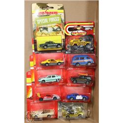 FLAT OF NEW OLD STOCK MAJORETTE COLLECTOR CARS