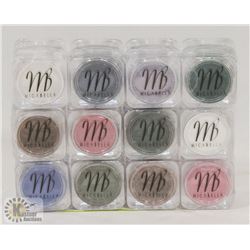 12 ASSORTED MICABELLA SHIMMER POWDER