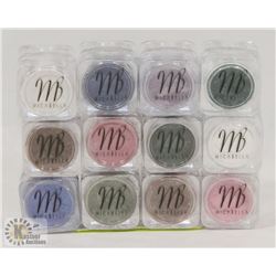 12 ASSORTED MICABELLA SHIMMER POWDER