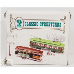 2 CLASSIC STREETCARS