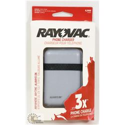 NEW RAYOVAC 6000 MAH POWER BANK