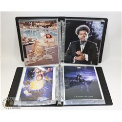 LOT OF 2 BINDERS WITH OVER 115 STAR WARS &