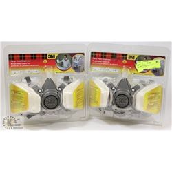 LOT OF 2, 3M SPRAY PAINT RESPIRATORS