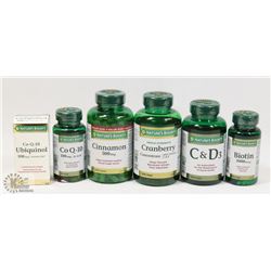 BAG OF ASSORTED NATURE'S BOUNTY SUPPLEMENTS