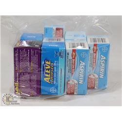 BAG OF ASSORTED PAIN RELIEVERS