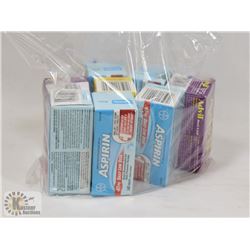 BAG OF ASSORTED PAIN RELIEVERS