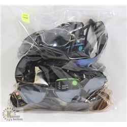 BAG OF ASSORTED DRUG STORE CLOSURE SUNGLASSES