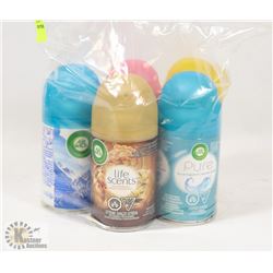BAG OF ASSORTED AIR WICK AIR FRESHENERS