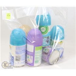 BAG OF ASSORTED AIR WICK AIR FRESHENERS