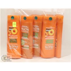 BAG OF GARNIER FRUCTIS SHAMPOOS AND CONDITIONERS