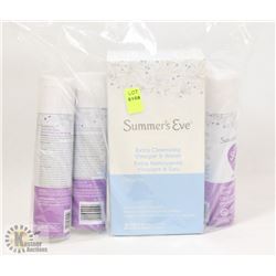 BAG OF ASSORTED SUMMERS EVE DEODORANTS AND