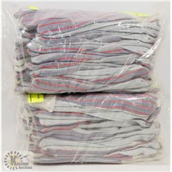 TWO BUNDLES OF 12 WORK GLOVES