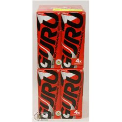 BUNDLE OF 8 CANS OF GURU ORGANIC ENERGY DRINK