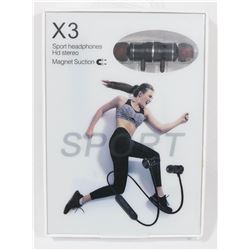 X3 WIRELESS SPORT HEADPHONES